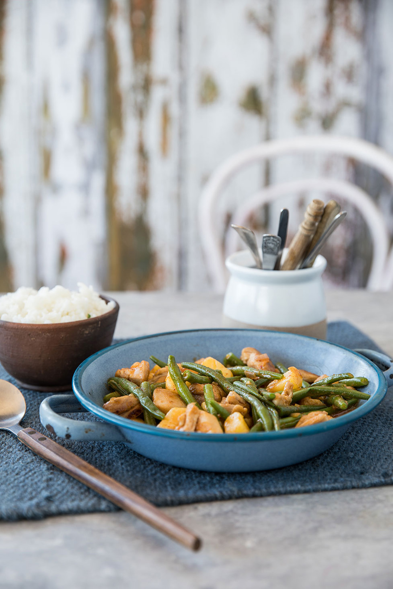 Rice cakes met sweet soy