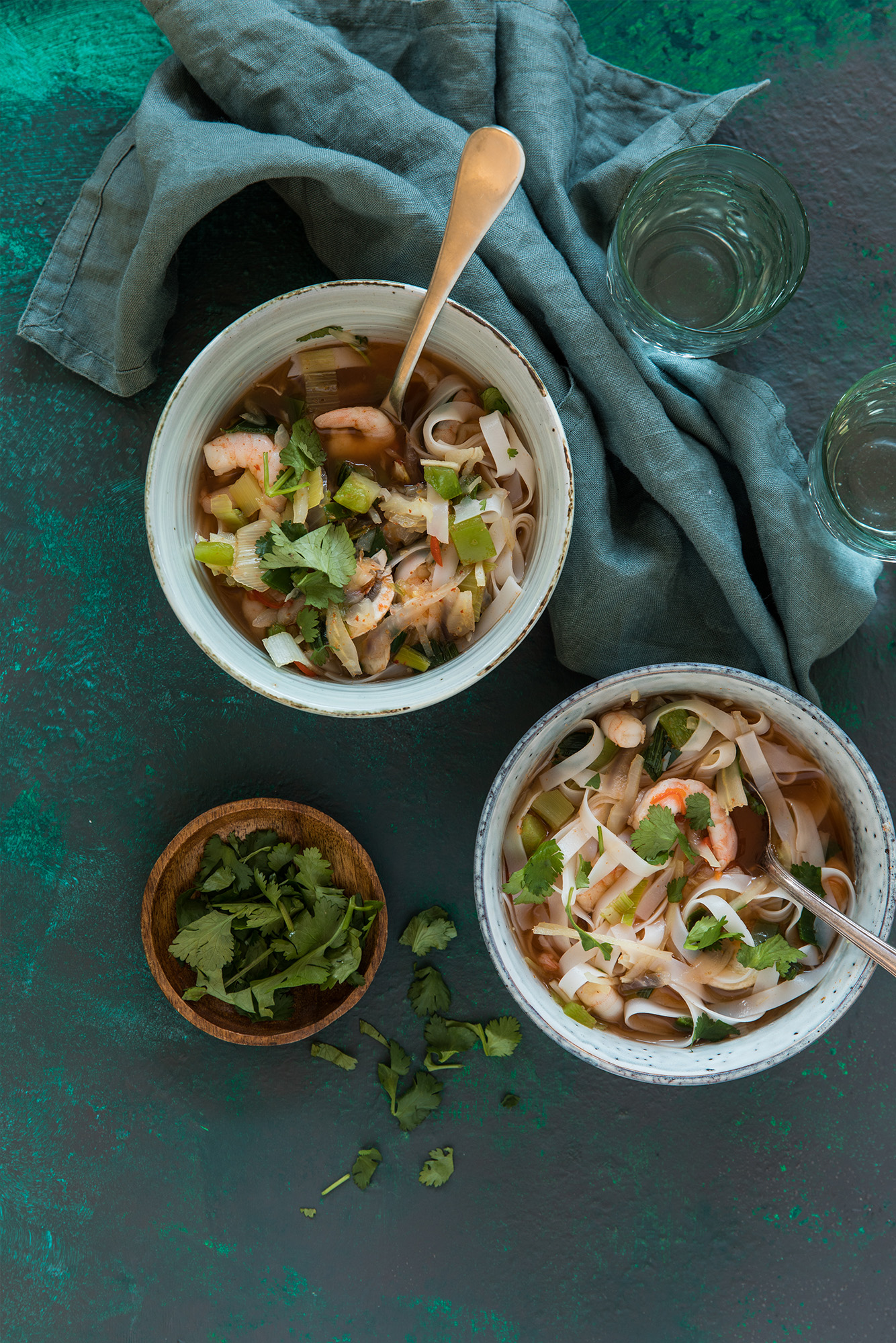 Rice cakes met sweet soy